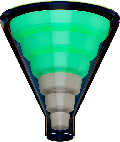 Funnel half